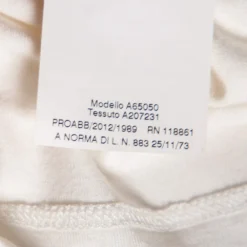 Versace Off-White Embellished Jersey Long Sleeve T-Shirt M For Women -Versace Official Website luxury women versace used clothes p572998 009