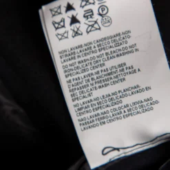 Versace Black Stretch Knit Slit Detail Asymmetric One-Sleeve Dress M For Women -Versace Official Website luxury women versace used clothes p573183 008