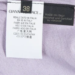 Versace Purple Embellished Dress S For Women -Versace Official Website luxury women versace used clothes p57537 0010