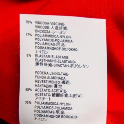 Versace Orange Jersey Embroidered Trim Detailed Short Dress S For Women -Versace Official Website luxury women versace used clothes p578239 007