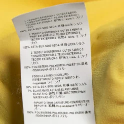 Versace Yellow Silk & Laser Cut Bodice Detailed Belted Dress M For Women -Versace Official Website luxury women versace used clothes p586276 004