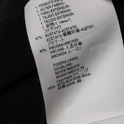 Versace Black Crepe Contrast Paneled Eyelet Studded Maxi Dress S For Women -Versace Official Website luxury women versace used clothes p596291 006