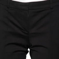 Versace Black Knit Straight Leg Trousers M For Women -Versace Official Website luxury women versace used clothes p617437 004