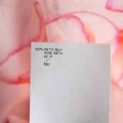 Versace Orange Rose Printed Silk Button Front Long Sleeve Blouse S For Women -Versace Official Website luxury women versace used clothes p617756 002