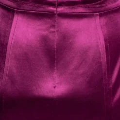 Versace Dark Purple Satin Halter Neck Mini Dress M For Women -Versace Official Website luxury women versace used clothes p646369 003