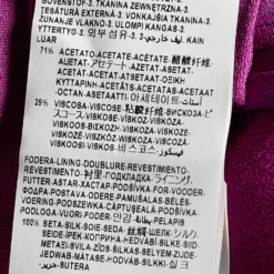 Versace Colorblock Crepe Logo Embossed Long Sleeve Blouse S For Women -Versace Official Website luxury women versace used clothes p653446 005