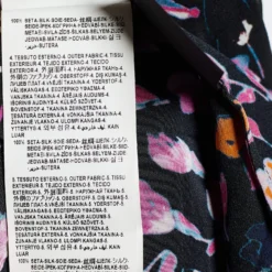 Versace Black & Pink Silk Floral Print Patched Blouse M For Women -Versace Official Website luxury women versace used clothes p685146 005