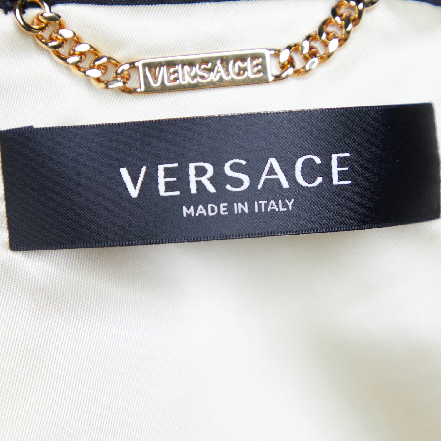 Versace Black Linen Blend Single Buttoned Blazer L For Women 4 Versace Black Linen Blend Single Buttoned Blazer L For Women - Image 4