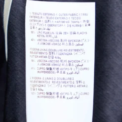 Versace Black Linen Blend Single Buttoned Blazer L For Women 11 Versace Black Linen Blend Single Buttoned Blazer L For Women -Versace Official Website luxury women versace used clothes p690307 005