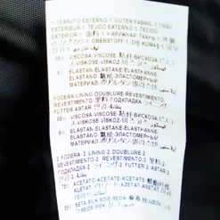 Versace Black Crepe Power Shoulder Mini Dress M For Women -Versace Official Website luxury women versace used clothes p690314 002