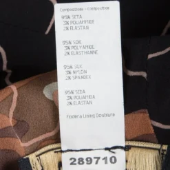 Versace Black Floral Printed Silk Ruffle Bottom Midi Dress S For Women -Versace Official Website luxury women versace used clothes p71475 006