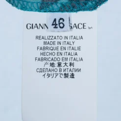 Versace Green Pixel Printed Silk Shirt L For Women -Versace Official Website luxury women versace used clothes p7906 009