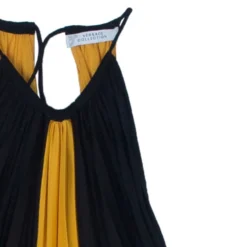 Versace Color-block Halterneck Evening Dress M For Women -Versace Official Website luxury women versace used clothes p7951 004