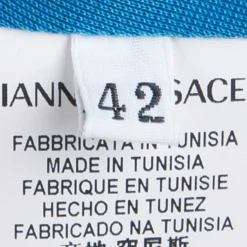 Versace Collection Turquoise Blue Dress M For Women -Versace Official Website luxury women versace used clothes p79731 006