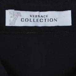 Versace Collection Multicolor Printed Silk Shirt S For Women -Versace Official Website luxury women versace used clothes p80124 005