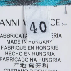 Versace Collection Multicolor Printed Silk Shirt S For Women -Versace Official Website luxury women versace used clothes p80124 006