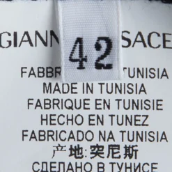Versace Collection Black Knit Colorblock Dress M For Women -Versace Official Website luxury women versace used clothes p80275 006