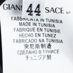 Versace Collection Black Logo Buckle Detail Abito Donna Jersey Dress M For Women -Versace Official Website luxury women versace used clothes p93566 006