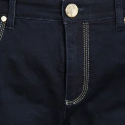 Versace Collection Indigo Denim Straight Fit Jeans M For Women -Versace Official Website luxury women versace used clothes p96480 004