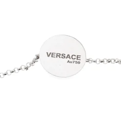 Versace Medusa Diamond 18k White Gold Bracelet For Women -Versace Official Website luxury women versace used fine jewelry p211543 002