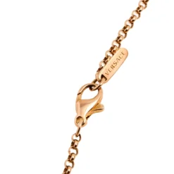 Versace Virya Amethyst Diamond 18K Rose Gold Sautoir Necklace For Women -Versace Official Website luxury women versace used fine jewelry p493075 005