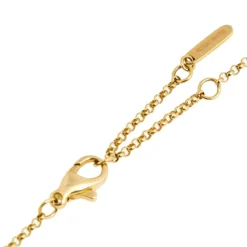 Versace Greca Diamond 18k Yellow Gold Chain Necklace For Women -Versace Official Website luxury women versace used fine jewelry p608335 003