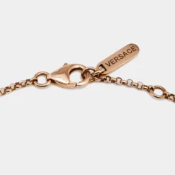 Versace Greek Key Motif 18K Yellow Gold Bracelet For Women -Versace Official Website luxury women versace used fine jewelry p624718 003