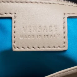 Versace Beige Medusa Print Leather Tote For Women -Versace Official Website luxury women versace used handbags p125525 008