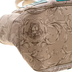 Versace Beige Medusa Print Leather Tote For Women -Versace Official Website luxury women versace used handbags p125525 010