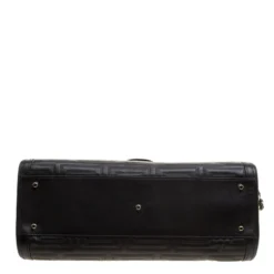 Versace Black Quilted Leather Shoulder Bag For Women -Versace Official Website luxury women versace used handbags p139022 0006