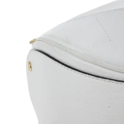 Versace White Leather Zip Tote Large For Women -Versace Official Website luxury women versace used handbags p16584 011