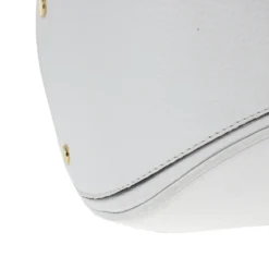 Versace White Leather Zip Tote Large For Women -Versace Official Website luxury women versace used handbags p16584 013