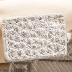 Versace Metallic Beige Signature Fabric And Leather Snap Out Of It Satchel For Women -Versace Official Website luxury women versace used handbags p175595 001