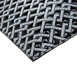 Versace Black Signature Patent Leather Pouch For Women -Versace Official Website luxury women versace used handbags p185390 010