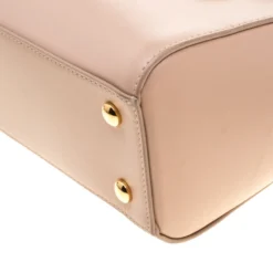 Versace Nude Leather Medusa Medallion Tote For Women -Versace Official Website luxury women versace used handbags p187152 010