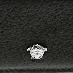 Versace Mossy Green Leather Card Case For Women -Versace Official Website luxury women versace used handbags p192741 008