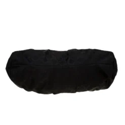 Versace Black Canvas And Leather Shoulder Bag For Women -Versace Official Website luxury women versace used handbags p193024 012