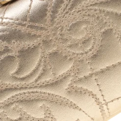 Versace Gold Leather Medussa Lock Clutch For Women -Versace Official Website luxury women versace used handbags p200976 008