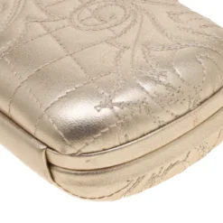 Versace Gold Leather Medussa Lock Clutch For Women -Versace Official Website luxury women versace used handbags p200976 010