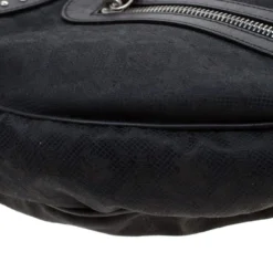Versace Black Leather Hobo For Women -Versace Official Website luxury women versace used handbags p208310 010