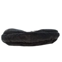 Versace Black Leather Hobo For Women -Versace Official Website luxury women versace used handbags p208310 012