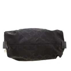 Versace Black/Gold Fabric And Leather Medusa Head Logo Satchel For Women -Versace Official Website luxury women versace used handbags p208796 005