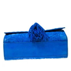 Versace Blue Suede Vanitas Crossbody Bag For Women 17 Versace Blue Suede Vanitas Crossbody Bag For Women -Versace Official Website luxury women versace used handbags p212663 014