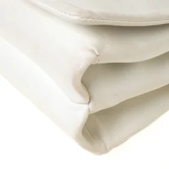 Versace White Leather Palazzo Sultan Shoulder Bag For Women -Versace Official Website luxury women versace used handbags p224131 012