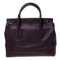 Versace Burgundy Leather Palazzo Empire Tote For Women -Versace Official Website luxury women versace used handbags p232594 006