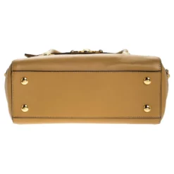 Versace Brown Leather Medusa Medallion Tote For Women -Versace Official Website luxury women versace used handbags p245561 008