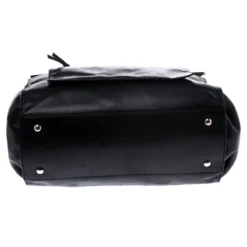 Versace Black Leather Medusa Tote For Women -Versace Official Website luxury women versace used handbags p245959 005