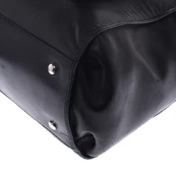 Versace Black Leather Medusa Tote For Women -Versace Official Website luxury women versace used handbags p245959 007