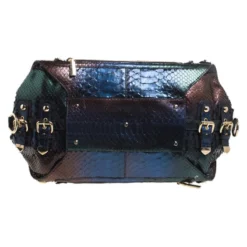 Versace Multicolor Ombre Python Canyon Bag For Women -Versace Official Website luxury women versace used handbags p259146 004