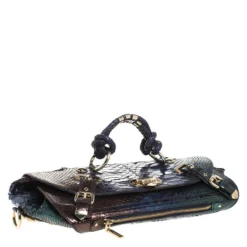 Versace Multicolor Ombre Python Canyon Bag For Women -Versace Official Website luxury women versace used handbags p259146 007